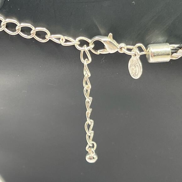 Vintage KR silver tone twisted rope chain - Picture 2 of 7